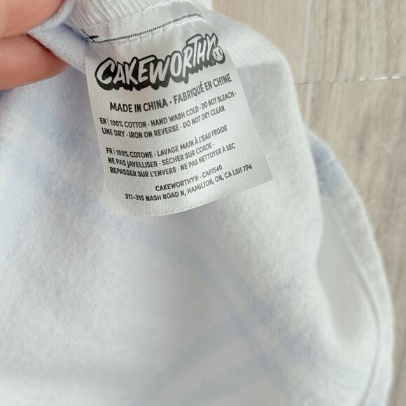 Cakeworthy Flannel Shirt Adult Medium Rudolf The Red Nosed Reindeer Bumble Plaid - Picture 9 of 16